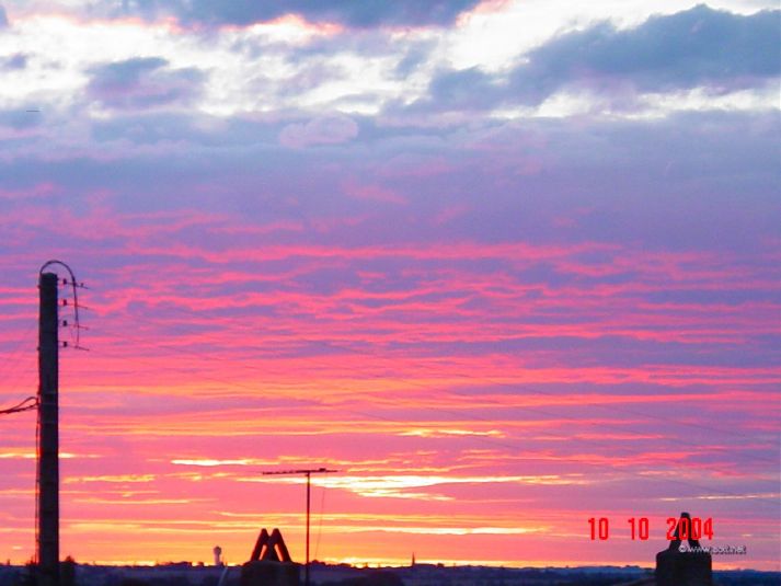 Photographed from the fields near the Garonne