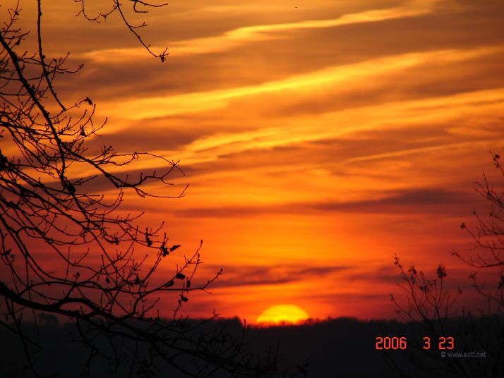 Photographed from upstairs window of the Chateau