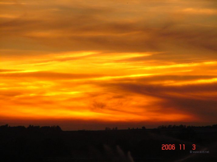 Photographed from the fields near the Garonne