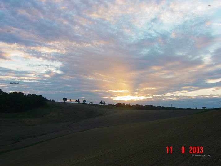 Another delicately beautiful sky near sunset.