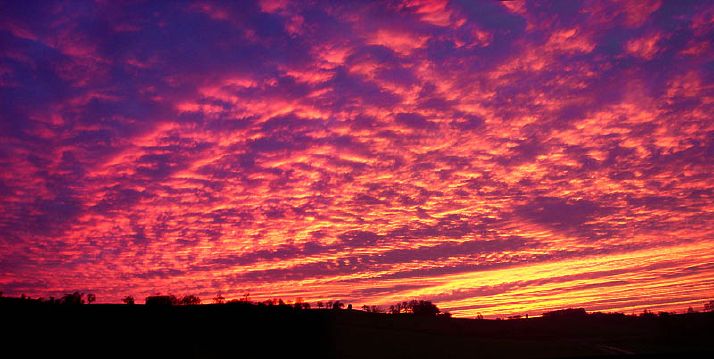 Sunrise photographed by Pierre-Paul Feyte