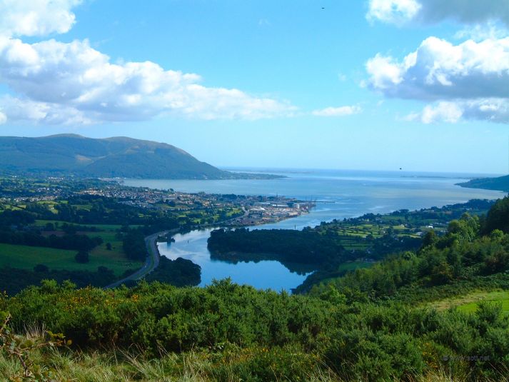 View of Carlingford Lough, Ireland