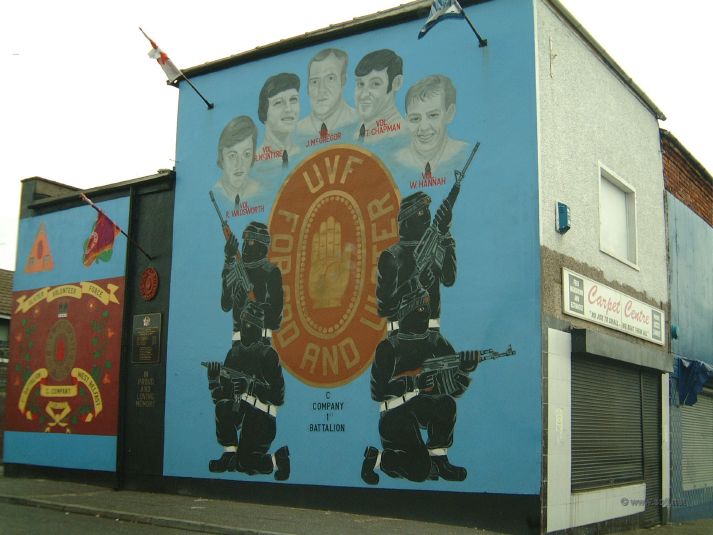 Loyalist Mural, Belfast, Ireland