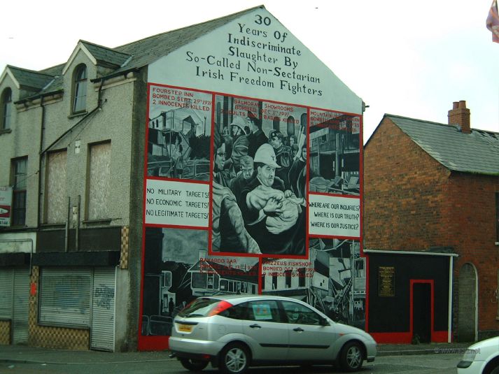 Loyalist Mural, Belfast, Ireland