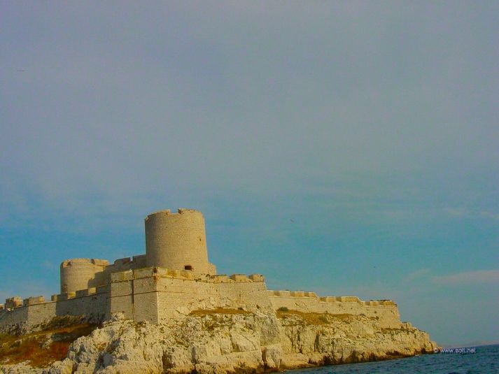 Chateau d'If (photographed from a fast moving boat!)