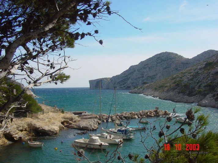 Cap Morgiou, under which is the Paleolithic Cosquer Cave