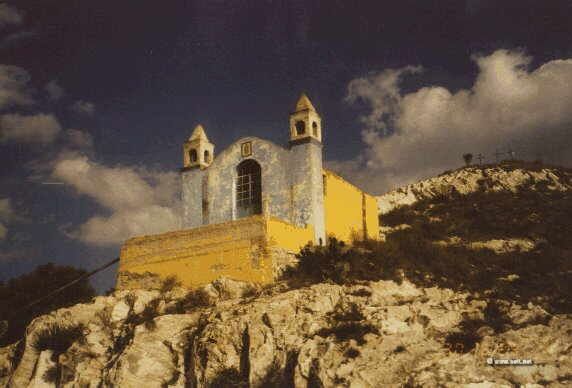 A chapel in the Sierra Madres Mountains