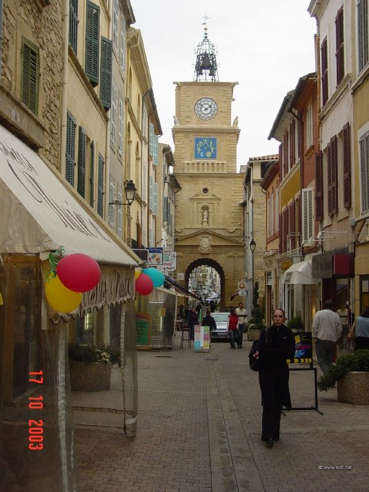 Street leading to the house of Nostradamus