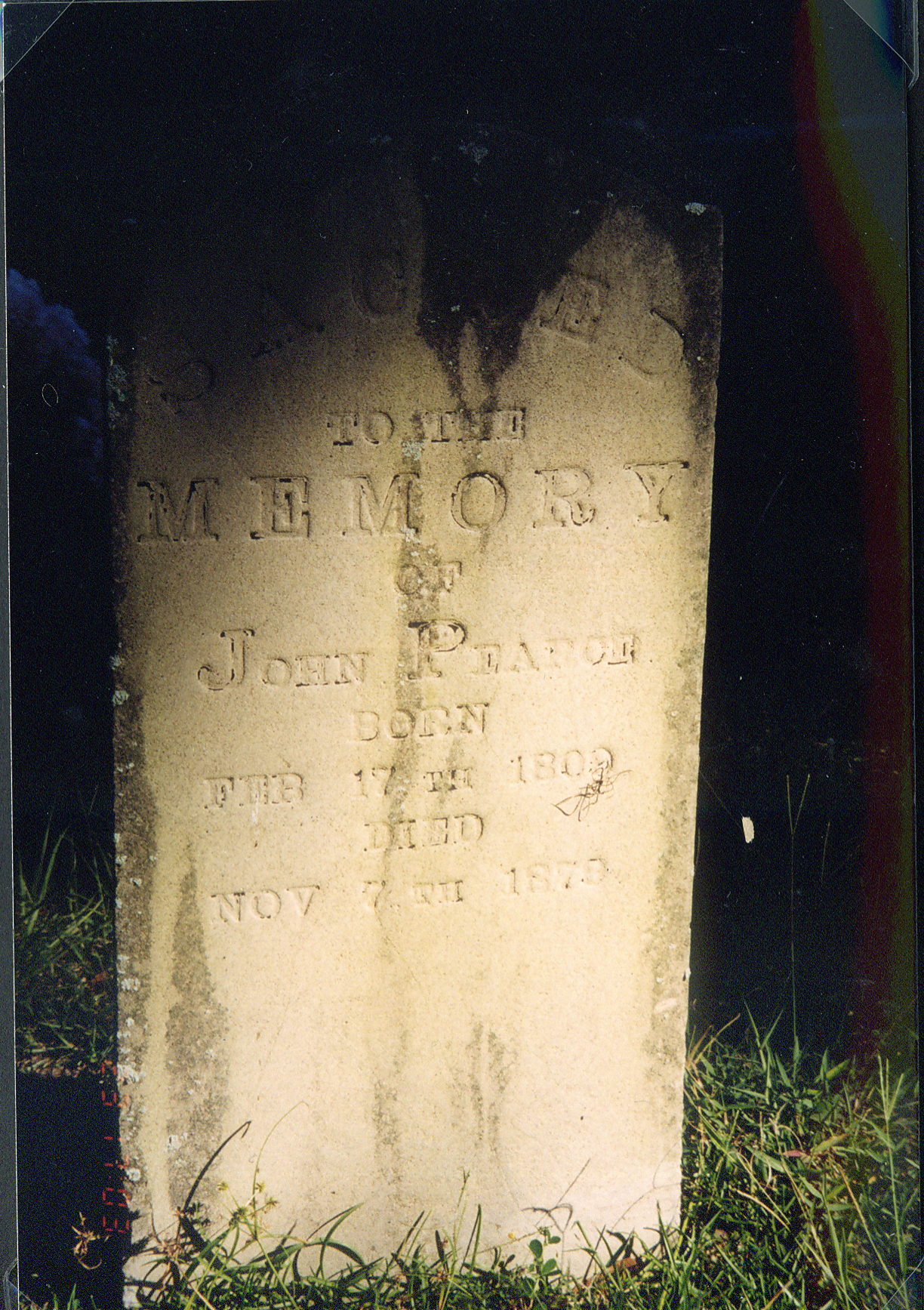 John Pearce Grave