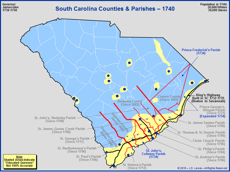 SC Counties Parishes