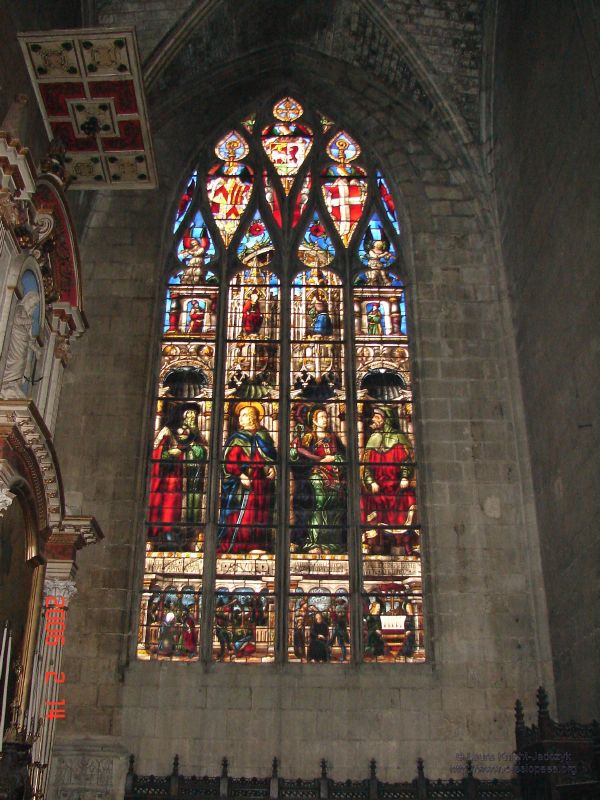 Chapel of Our Lady of Hope; Window of Arnaud de Moles # 17