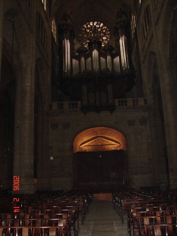 Auch Cathedral Organ Pipes