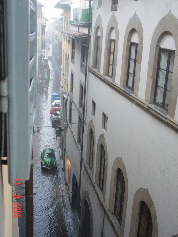 Raining in Florence