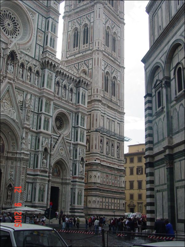 Cathedrale Duomo and the Baptistry