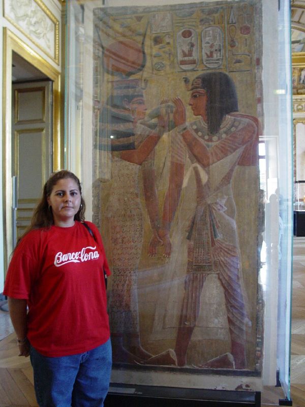 Ark and Laura's daughter always dreamed of visiting the Egyptian exhibits in the Louvre